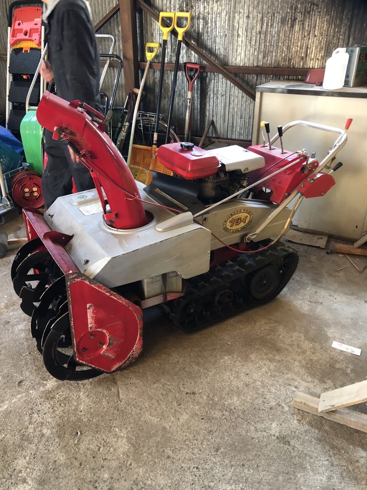 旭川の出張買取で買い取った除雪機（フジイ）